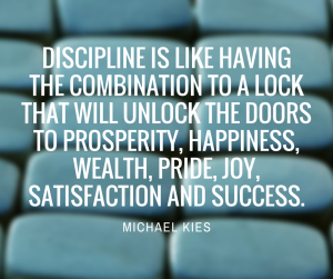 Self-discipline in real estate sales Michael Kies