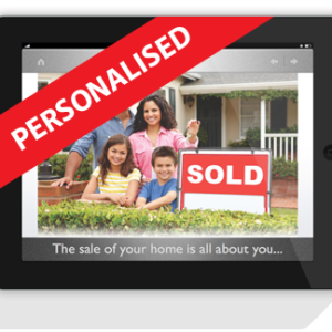 Personalised IPad Listing presentation for real estate agents