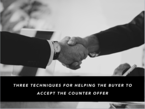 Presenting the counter offer