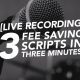 85_SiREPodcast_Episode-85 [LIVE RECORDING] 3 Fee saving scripts in three minutes